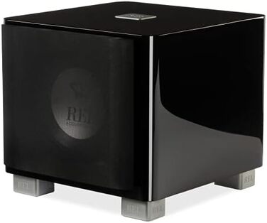 Сабвуфер REL Acoustics T/9x, фронтальний 25,4 см, стрілка бездротова, чорний глянець