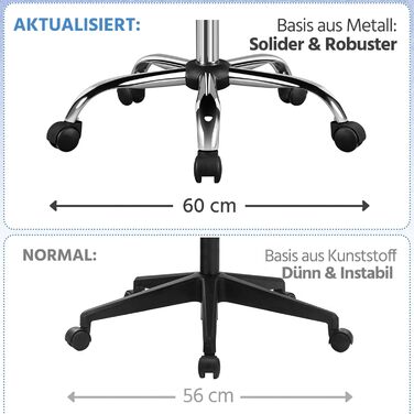 Крісло офісне Yaheetech чорне з підлокітниками, регульоване, на коліщатках для дому/офісу