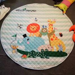 Дитячий ігровий килимок (Safari) 145 см круглий