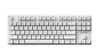 Дротова механічна клавіатура GamePro Genesis Joker (MK124W) 87% Red switches