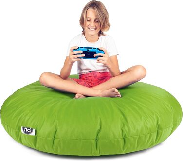 В 1 Функція Beanbag Seat Cushion Bean Bag - Kiwi - діаметр 100 см у 25 кольорах та 3 різних кольорах Розміри - повністю заповнені, 2