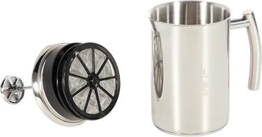 Кавоварка Bialetti Cappuccinatore Perfect Cream для всіх плит (індукція), 330 мл, нержавіюча сталь