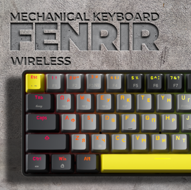 Клавіатура механічна бездротова GamePro Asgard Fenrir (MK130G Pro)