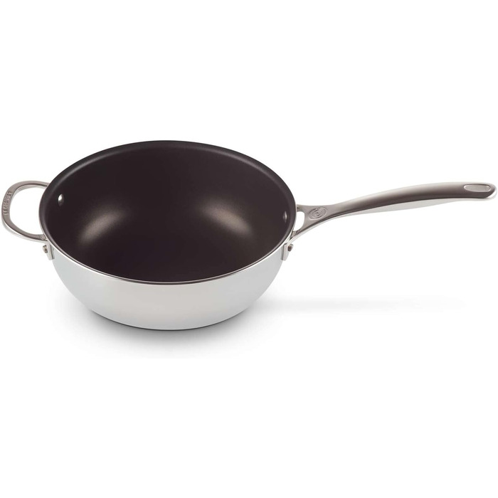 LE CREUSET Набір сковорідок з антипригарним покриттям 24 см (3 шт.) з нержавіючої сталі 3-ply PLUS