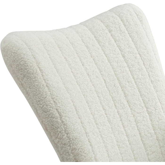 Крісло-гойдалка Vielllliving для спальні, 150 кг, темно-сірий (бежевий), 93x84x55.5 см