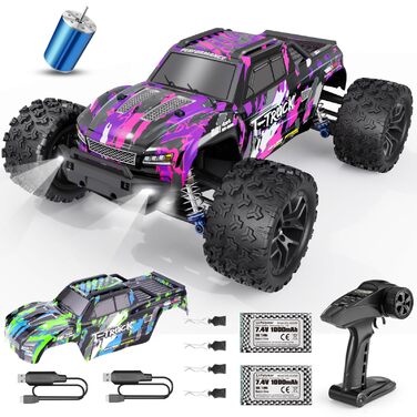 Радіокерований позашляховик Haiboxing 1:18 4WD 48+ км/год, Monster Truck 2.4GHz для дітей та дорослих