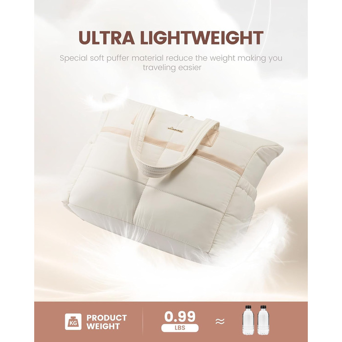 Сумка для ноутбука LOVEVOOK 15.6 дюймів, жіноча, містка, водонепроникна, для роботи, навчання, подорожей