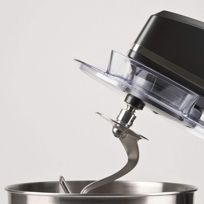 Кухонна машина Pastaio 10 & Lode, 1500 Вт, 10 літрів, нержавіюча сталь, 6 швидкостей, сірий колір