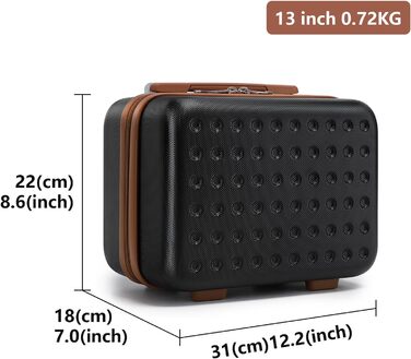 Чохол-валіза KONO: валіза на колесах 76x50x31 см з TSA-замком, білий колір