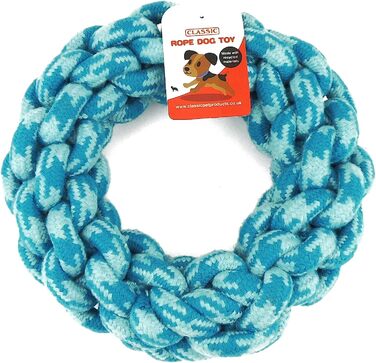 Іграшка для собак-пончиків, плетена мотузка (50 символів)