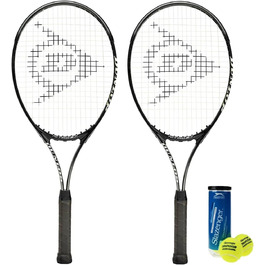 Ракетка Dunlop Nitro 68,6 см (27) (різні варіанти) (2 ракетки та м'ячі)