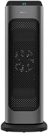 Керамичний обігрівач Cecotec Ready Warm 10100 Smart Ceramic: 2200 Вт, LED дисплей, 3 режими, термостат, захист від перекидання та перегріву, осциляція, білий колір. З пультом дистанційного керування та сенсорною панеллю