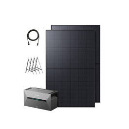 Anker SOLIX: Сонячна електростанція для балкона (890W | 1600Wh) з акумулятором, 2 MPPT, 2 сонячні панелі, 1600Wh, 2x 445W Topcon, кріплення