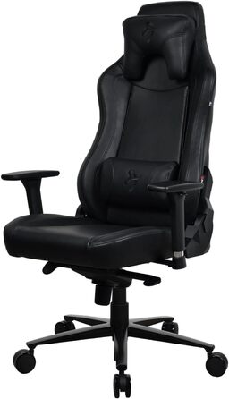 Ігровий та офісний крісло Arozzi Torretta Premium SoftFabric™ з регульованими підлокітниками, високою спинкою та подушками - Чорний