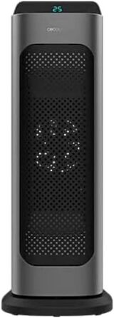 Керамичний обігрівач Cecotec Ready Warm 10100 Smart Ceramic: 2200 Вт, LED дисплей, 3 режими, термостат, захист від перекидання та перегріву, осциляція, білий колір. З пультом дистанційного керування та сенсорною панеллю