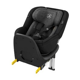 Дитяче крісло i-Size, що обертається на 360, з базою ISOFIX, автокрісло групи 0/1 (приблизно до 105 см / 18 кг) Бічний захист G-Cell, можна використовувати від народження до приблизно 4 років, Authentic Black