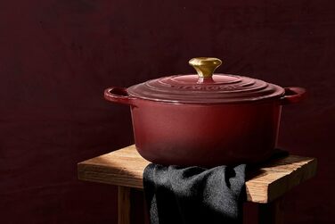 Le Creuset Signature Казанок з чавуну з кришкою, Ø Круглий, 4.2 л, Ocean (Рона), для всіх типів плит, включаючи індукційну
