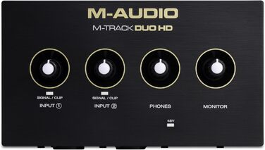 M-Audio M-Track Duo - USB аудіоінтерфейс для запису, стрімінгу та подкастингу (2 XLR/Line входи, 192kHz, USB-C)