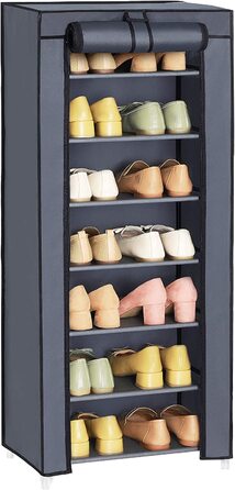 Полиця для взуття SONGMIC, 7 рівнів, 46x28x126 см