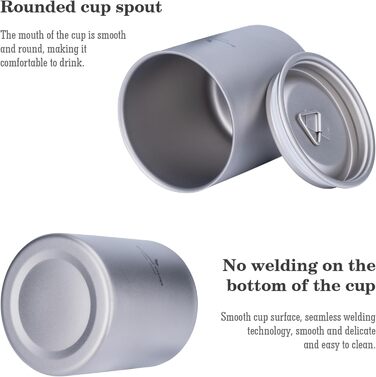 Термокружка iBasingo Titan 350мл з кришкою, з подвійними стінками, для дому, офісу, кемпінгу, подорожей