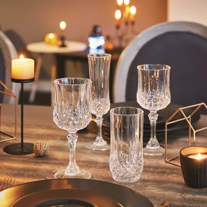 Келихи для коньяку Cristal d'Arques Paris Longchamp, 320 мл, 6 шт. - з Kwarx, посилена упаковка, блиск, прозорість та висока стійкість