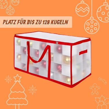 Коробка для зберігання новорічних кулі