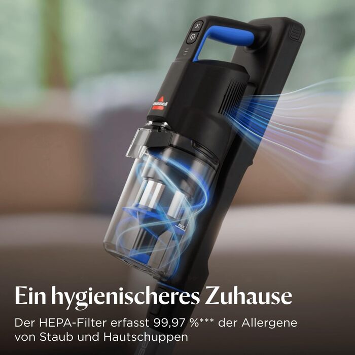 Акумуляторний пилосос Bissell PowerClean FurGuard для шерсті тварин: 280W, HEPA-фільтр, самоочисна щітка, 50 хв роботи