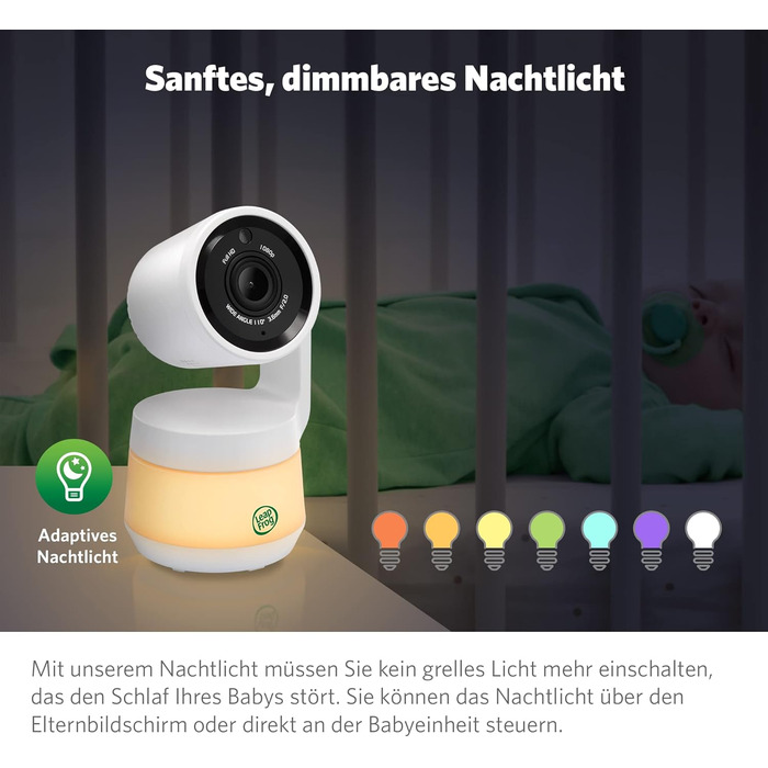 Радіоняня LeapFrog LF2423 з камерою, відеодисплеєм 2.8