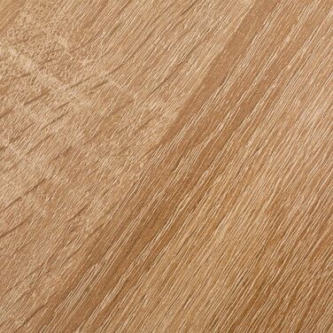 Кухонний стіл Mingone 80x80 см з дерев'яною стільницею та металевими ніжками. Квадратний стіл для кухні, вітальні, балкону або їдальні. Розміри: 80x80x75 см. Зі стилізованою під дуб стільницею.