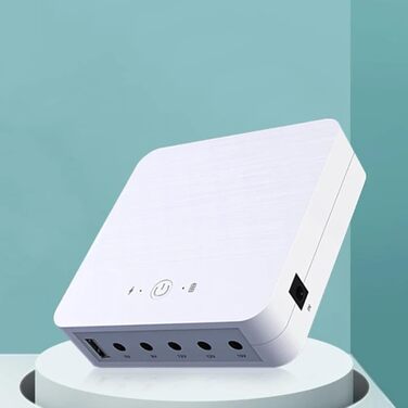 Mini USV 13200mAh з живленням від акумулятора для роутера: 5V, 9V, 12V, 19V