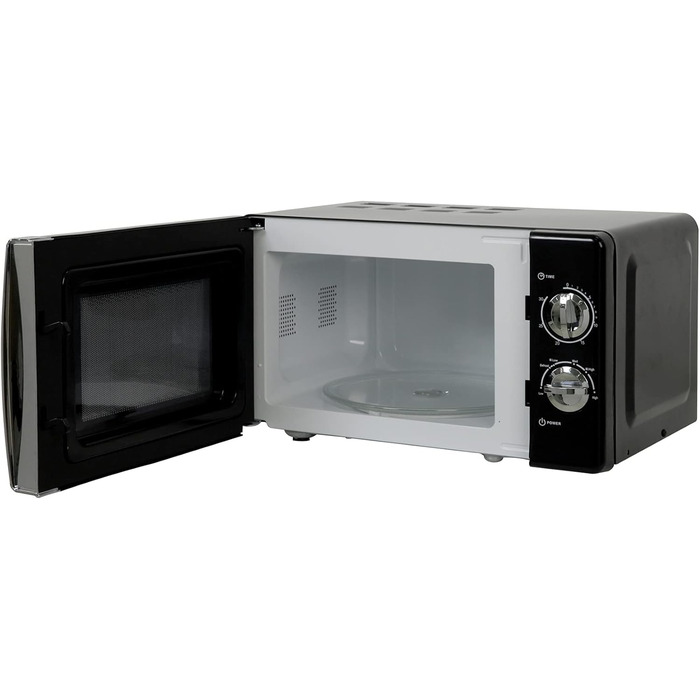 Мікрохвильова піч Russell Hobbs RHMM701C Solo 17л, 700 Вт, чорна: розморожування, таймер, 5 рівнів потужності