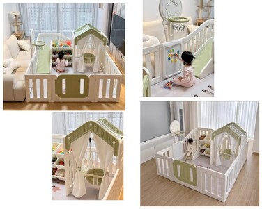 Дитячий ігровий комплекс Mealux Tiana White / Green (арт. KD-C013 White/Green)