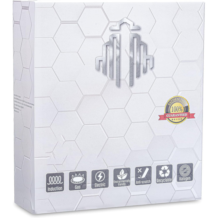 INTIGNIS® Сковорода з кришкою – 30 см (12 дюймів) – 6 л – з антипригарним покриттям | Стійка до подряпин | Глибока | Без хімікатів | Сковорода з нержавіючої сталі