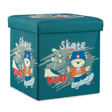 Дитячий пуф з місцем для зберігання Relaxdays