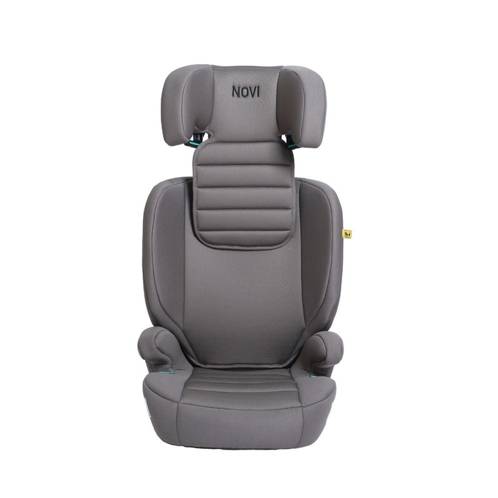 Дитяче крісло/автокрісло Novi Baby James Premium i-Size, від 3,5 до 12 років, регулюється до бустера, регульований по висоті підголівник, знімна спинка, з підлокітниками, темно-коричневий