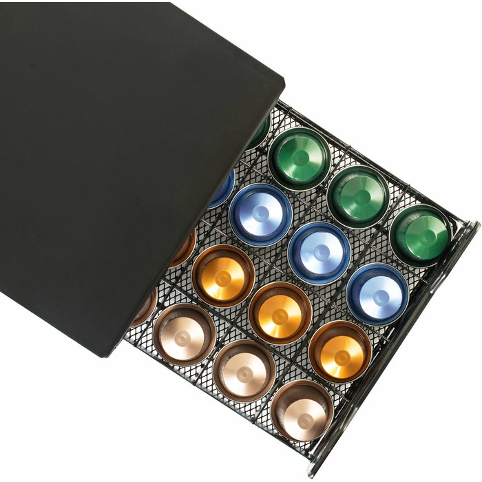 Утримувач для капсул кави, ящик-органайзер для Nespresso, вміщує 60 шт.