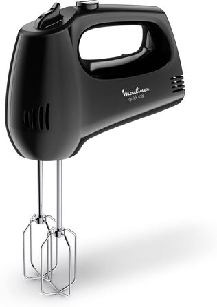 Міксер ручний Moulinex Quickmix HM3108 300 Вт, 5 швидкостей, нержавіюча сталь, чорний