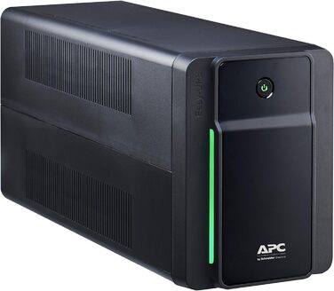 ДБЖ APC by Schneider Electric Easy UPS - BVX700LI-GR - джерело безперебійного живлення 700 ВА з виходами Schuko, запобіжник акумулятора та захист від перенапруг, резервний акумулятор зі стабілізатором, світлодіодні індикатори (1600 ВА / 900 Вт, виходи DIN