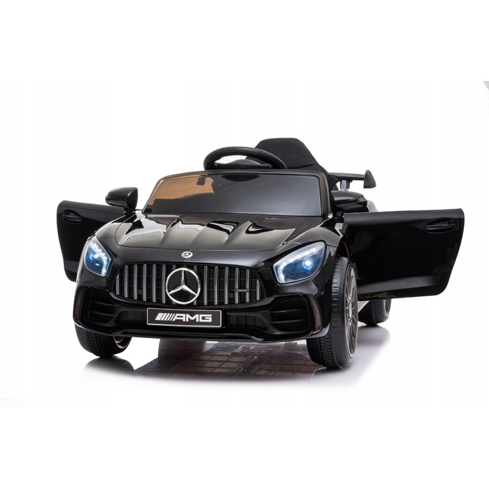 Дитячий електромобіль Mercedes GTR-S з шкіряним сидінням та пультом керування