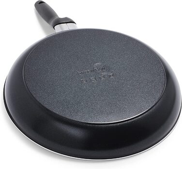Сковорода GreenPan Rio з антипригарним покриттям Ceramic, 26 см, без PFAS, Stay-Cool ручка, сумісна з духовкою до 160°C, можна мити в посудомийній машині, чорний & кремовий колір