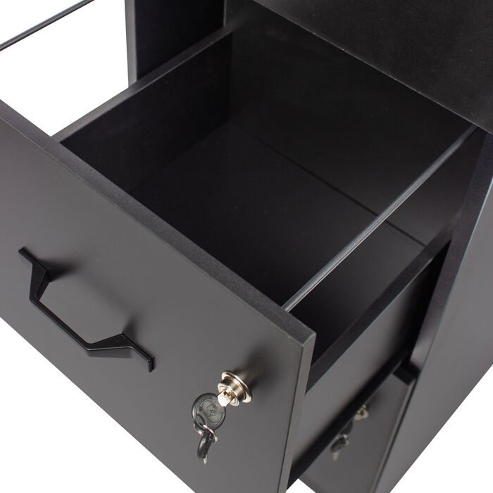 Шафа для документів Relaxdays з 3 відділеннями, з замком