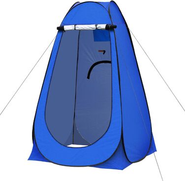 Намет для туалету TUKAILAI для кемпінгу, душовий намет, Pop-Up, 150x150x190 см, блакитний