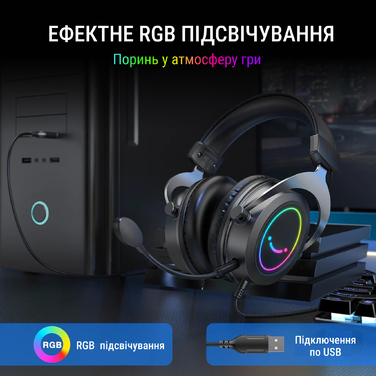 Гарнітура Fifine RGB H3P