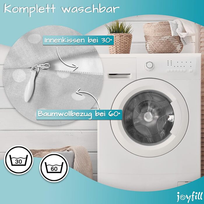 Подушка для годування Joyfill® Premium Stillkissen з мікроперлин, 170 см - ідеальна для сну та годування. Зручна та тиха завдяки наповнювачу з мікроперлин. Бічна подушка для годування, 100% Made in Germany. Сірий колір, в горошок.