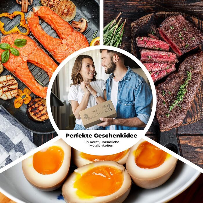 Су-від кухонний прилад Sous Vide Garer Stick 1000W з резервуванням, прецизійний посуд для приготування їжі, іммерсійний циркулятор