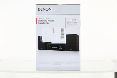 Компактна система Denon CEOL N-12DAB, HiFi, CD, потокове передавання, HEOS, Bluetooth, AirPlay 2, DAB (чорний)