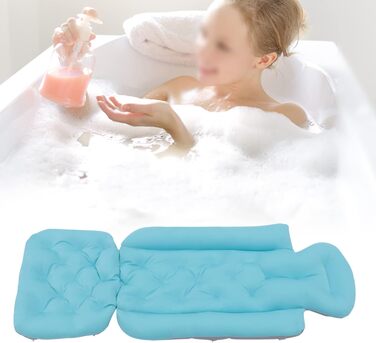 Подушка для ванни Ganzkörper, підтримка спини, дихаючий аксесуар для ванни. Підходить для голови, ніг та плечей, забезпечує комфорт та розслаблення у ванні.