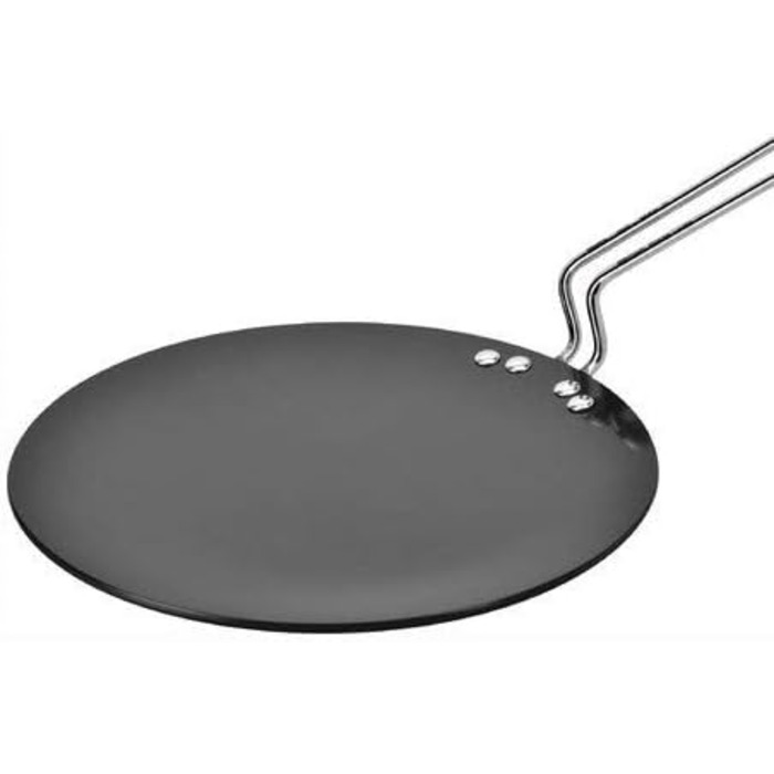 Алюмінієва Тава Hindalco, тверда анодована посуд, тверда анодована увігнута тава, Наан роті Чапаті Тава, 3 мм, Розмір 1