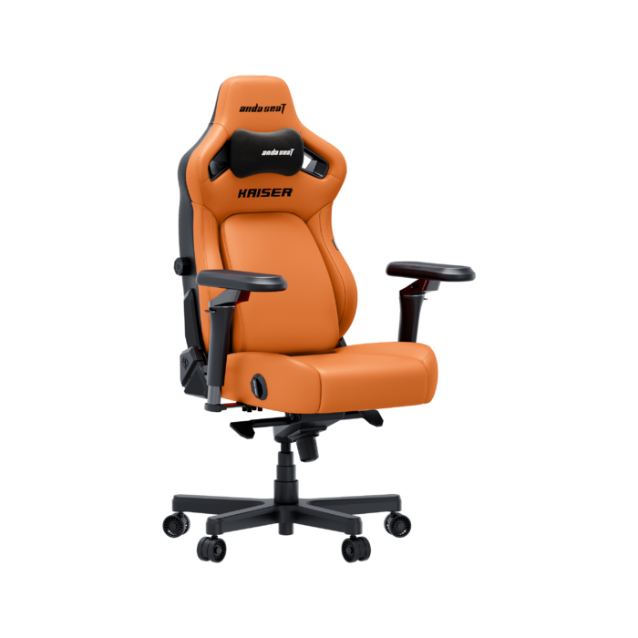 Крісло геймерське ігрове Anda Seat Kaiser 4 V2 Size XL Orange PVC