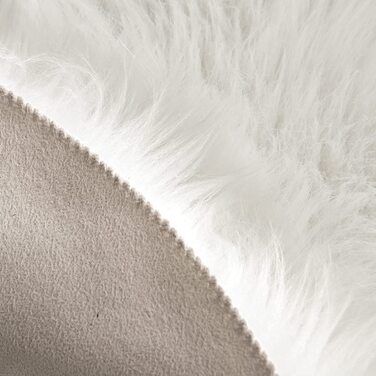 Килимок зі штучного хутра MIULEE пухнастий м'який теплий сучасний килимок для дивана килимок зі штучного хутра декоративний килимок неправильної форми постільна білизна вовняна довгошерсте затишне 60x90 см золотисте (60x90 см, хмарно-біле)